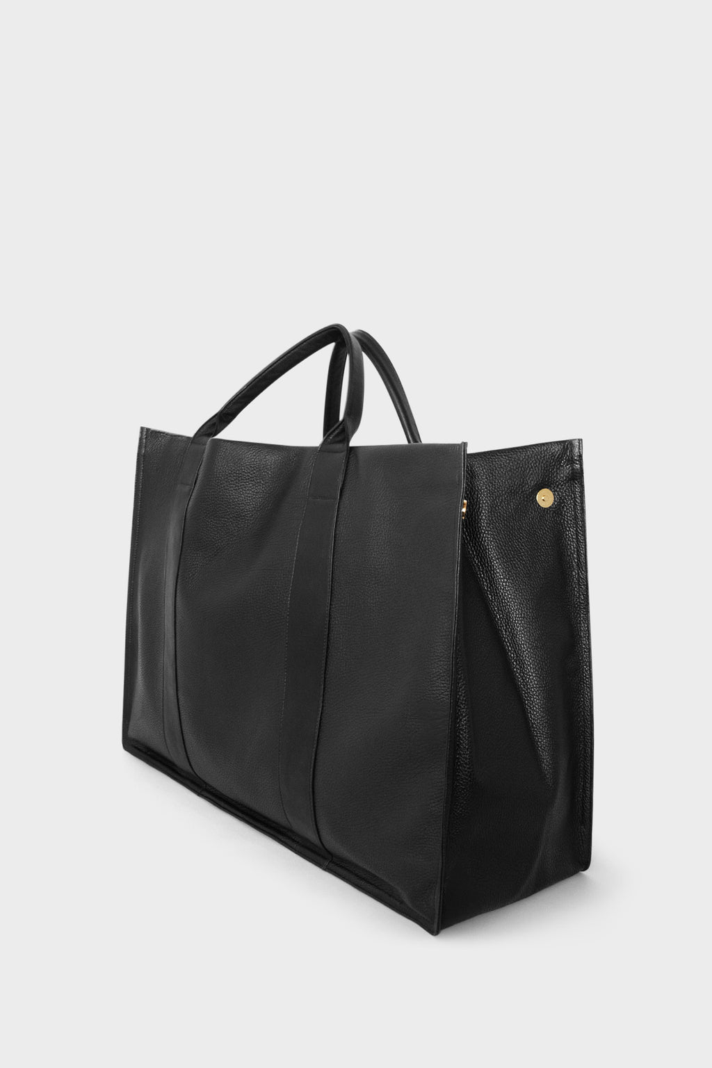 Jumbo Grocer Deluxe Tote Bag in Black