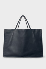 Jumbo Suite Tote Bag in Grain Navy