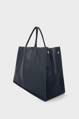 Jumbo Suite Tote Bag in Grain Navy