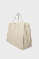 Jumbo Suite Tote Bag in Grain White Wash