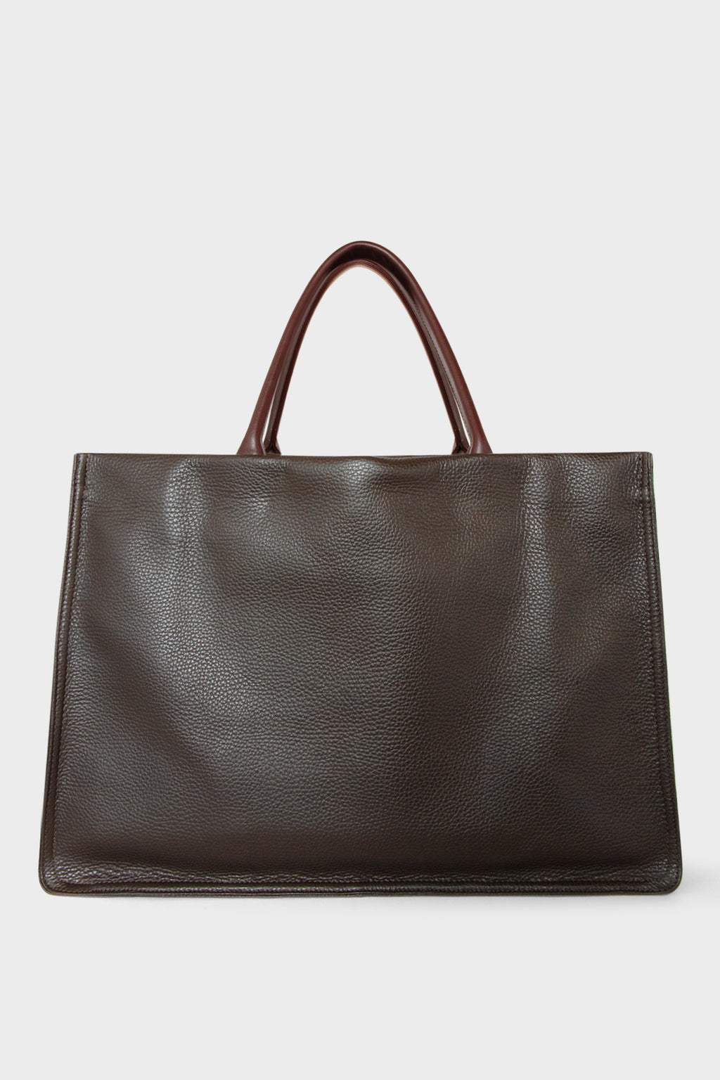 Junior Suite Tote  Bag in Dark Brown