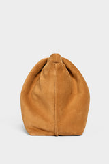 Fold Clutch in Suede Tan