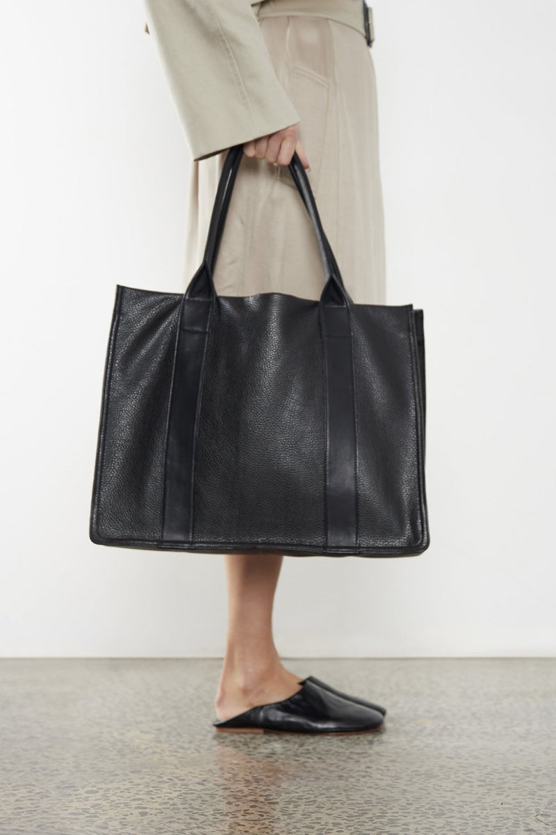 Large leather tote handbags online