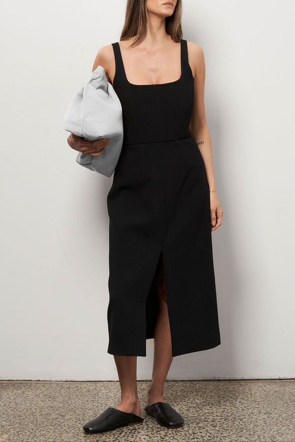 Large Fold Clutch in Suede White