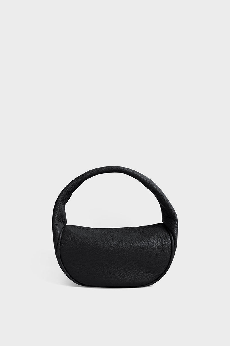 Mini Halo Bag in Grain Black