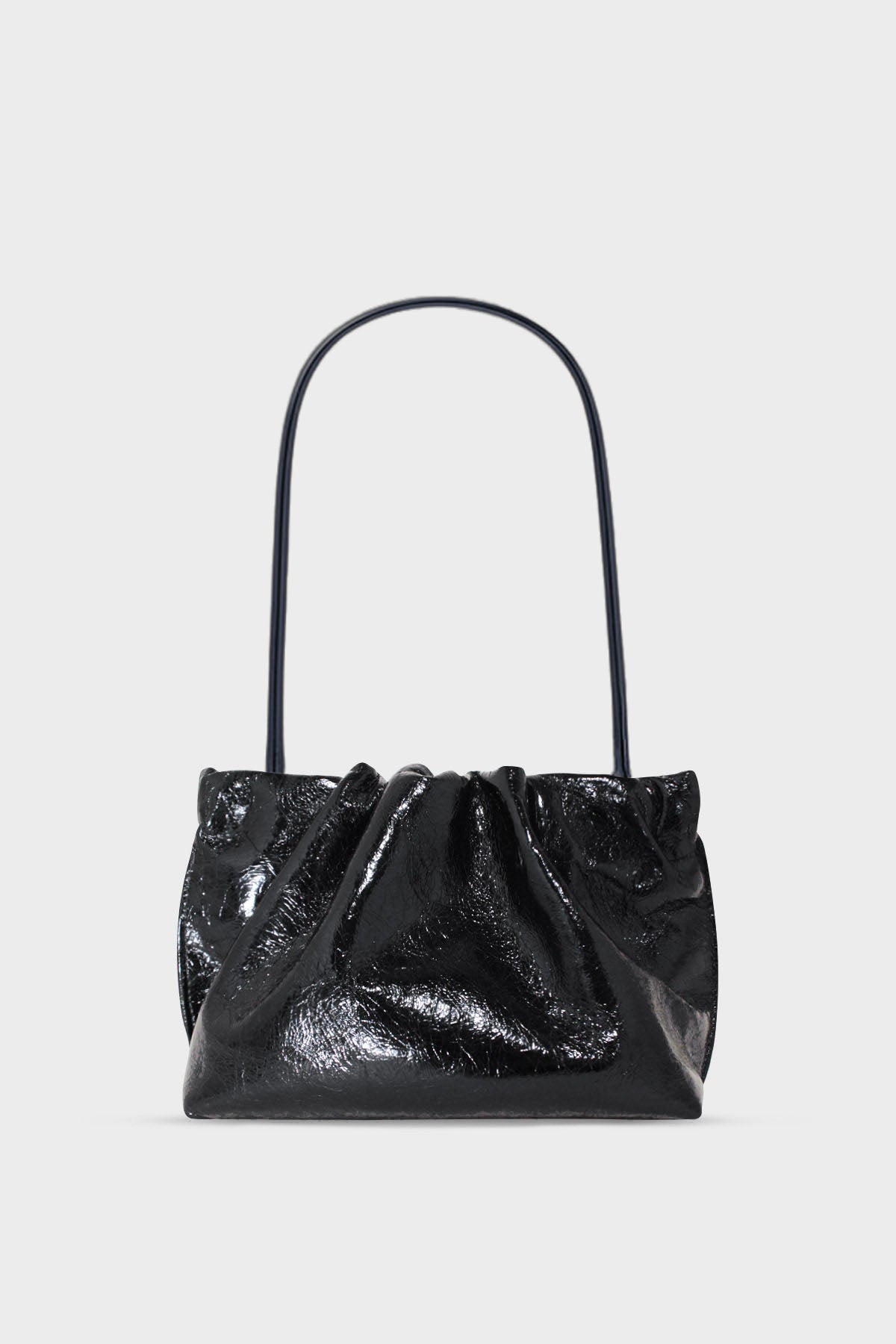 Mini Puffa in Metallic Black