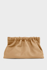 Mellow Clutch in Grain Beige