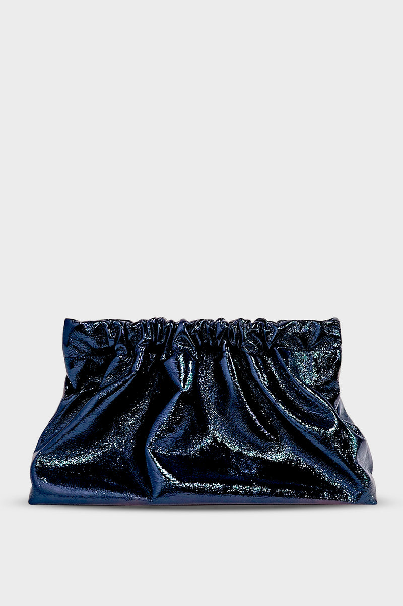 Mellow Clutch in Metallic Midnight