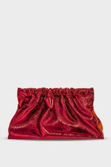 Mellow Clutch in Metallic Red