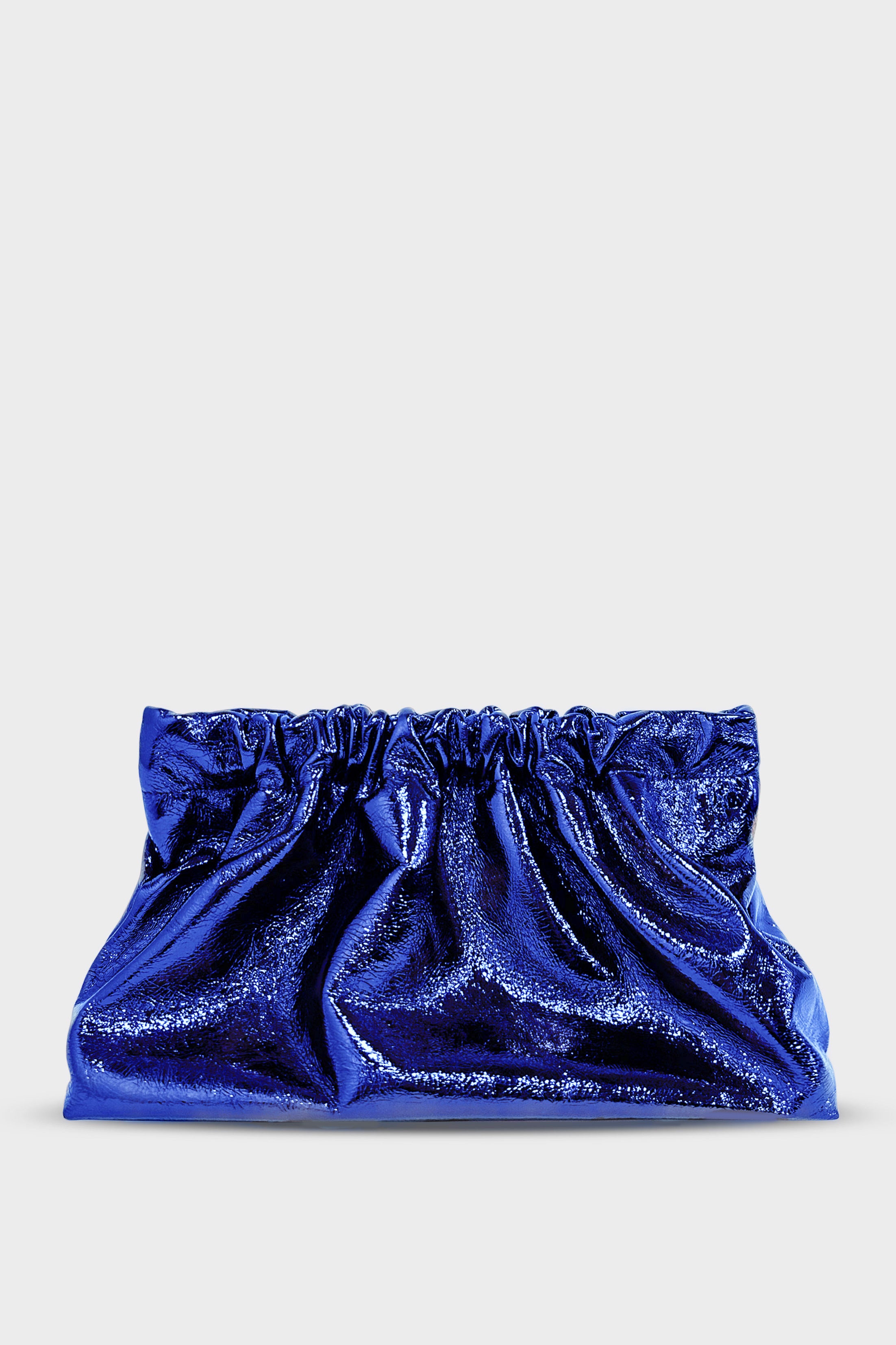 Mellow Clutch in Metallic Bluebird