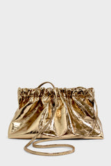 Mellow Clutch in Metallic Gold