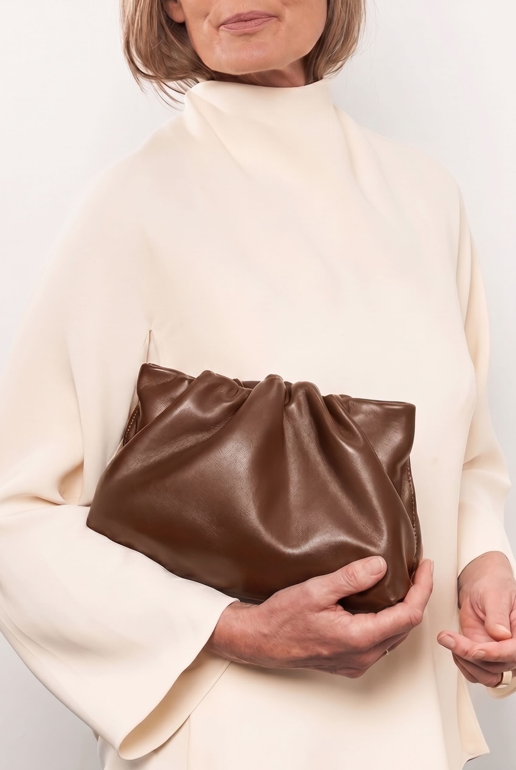 Midi Puffa in Smooth Chestnut