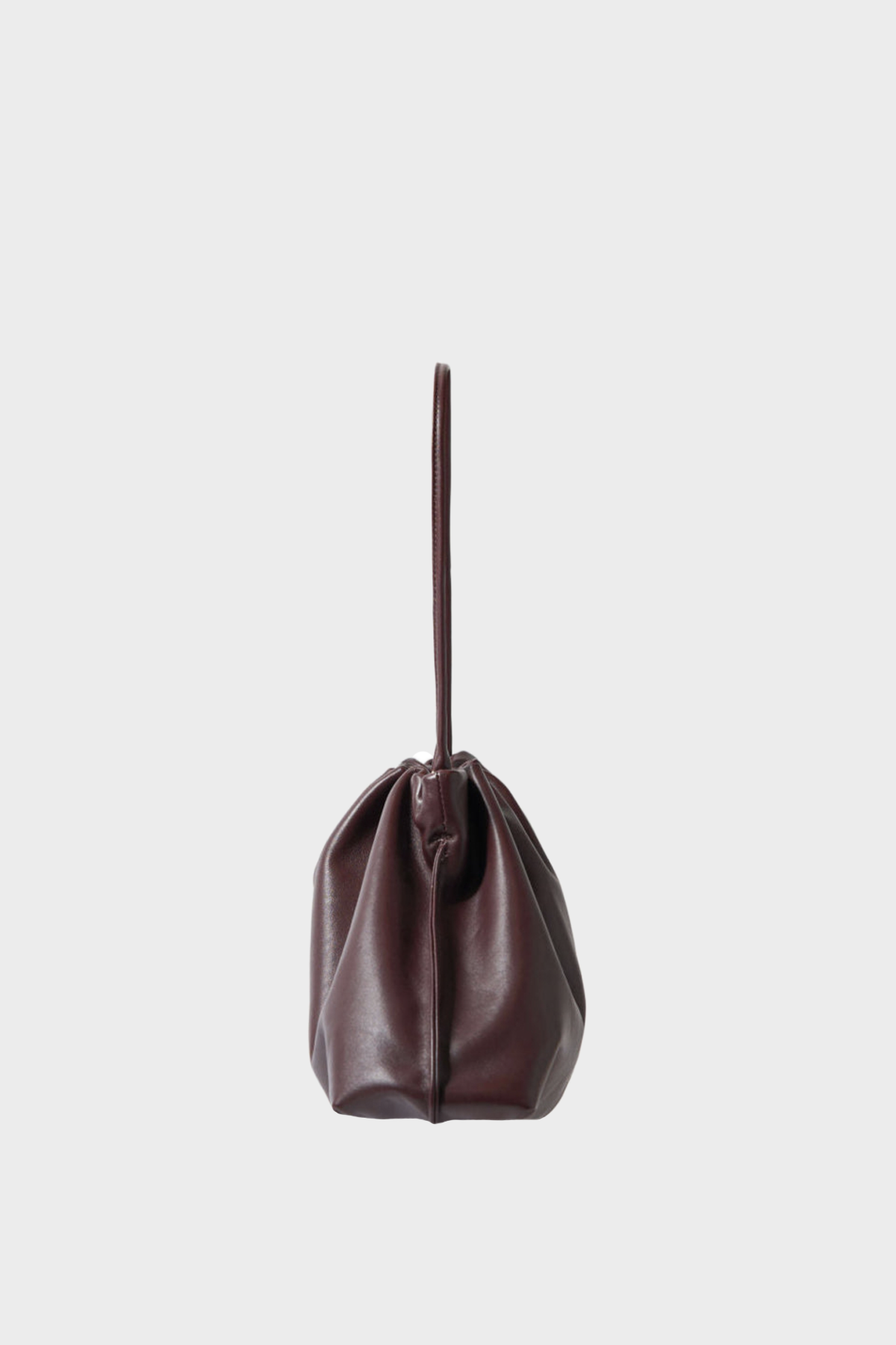 Midi Cloud Bag in Smooth Burgundy
