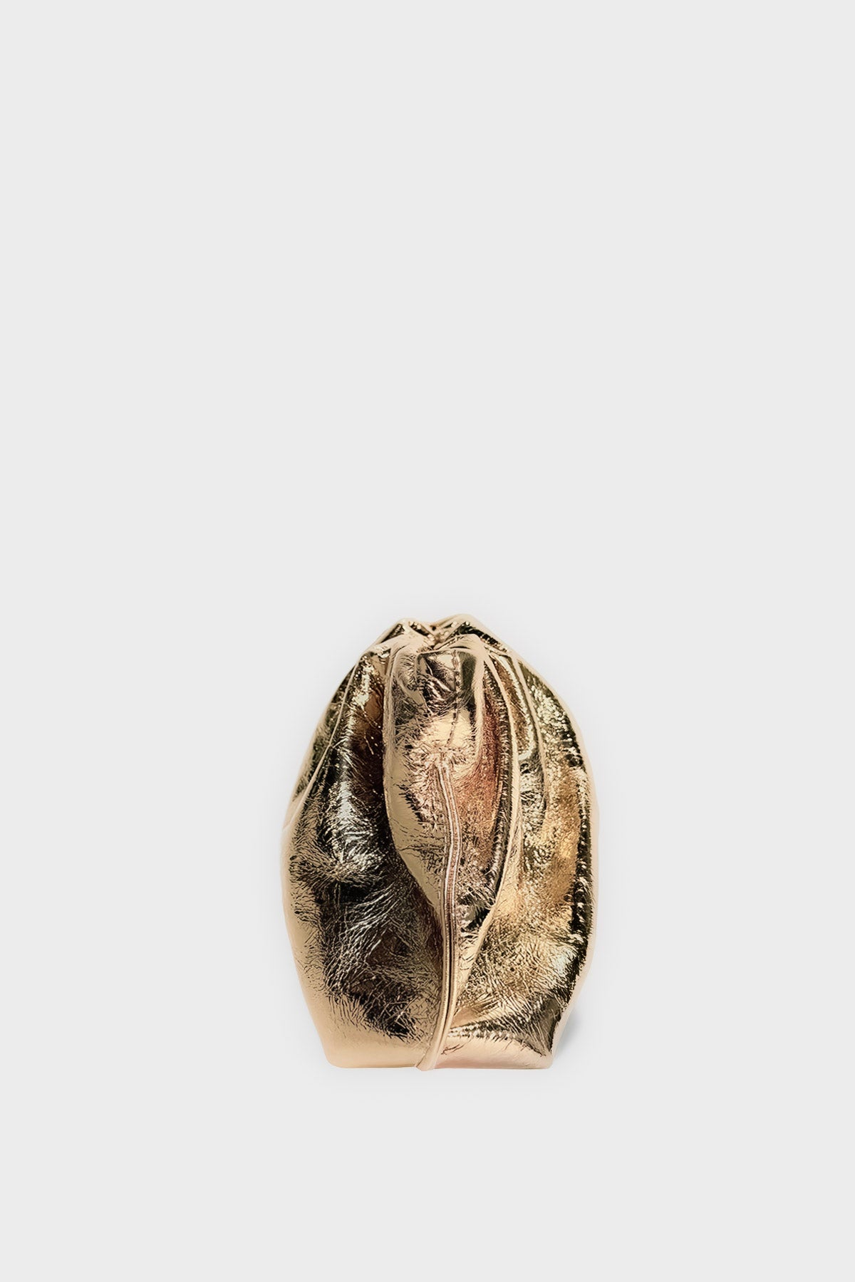 Midi Puffa in Metallic Gold