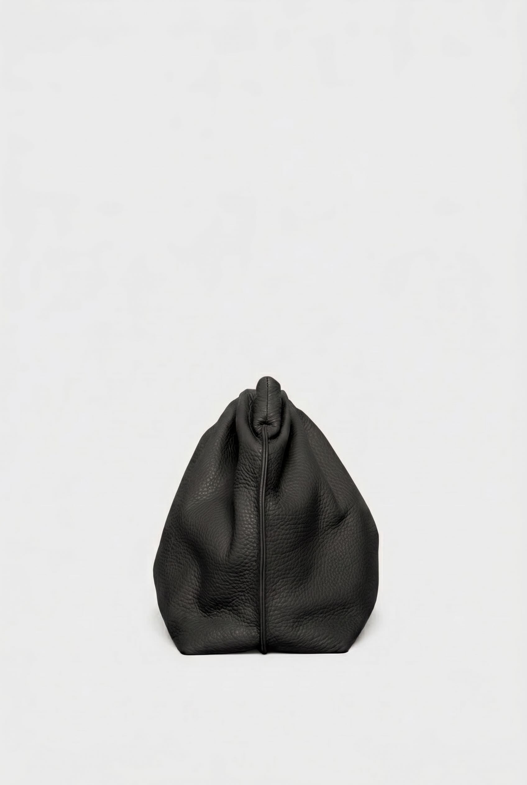 Midi Puffa in Grain Black