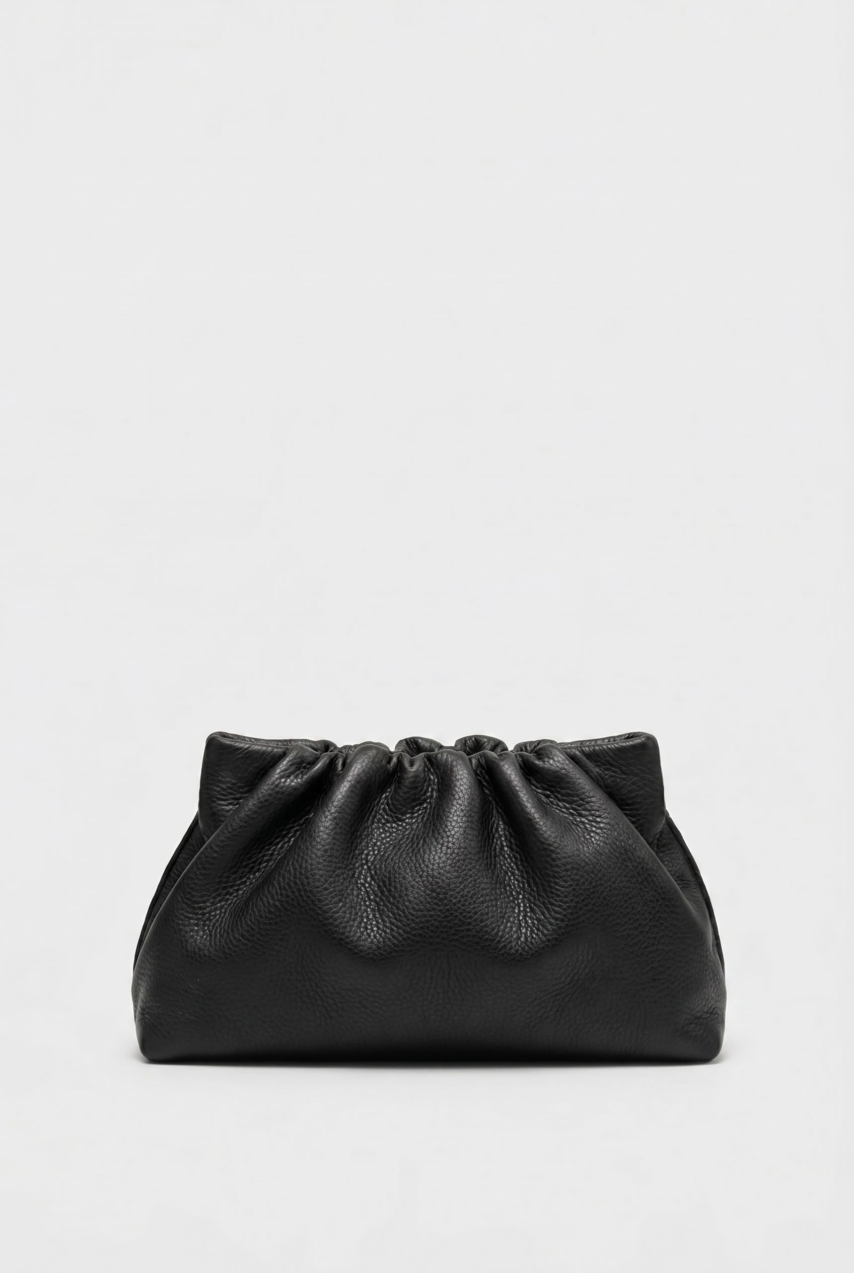 Midi Puffa in Grain Black