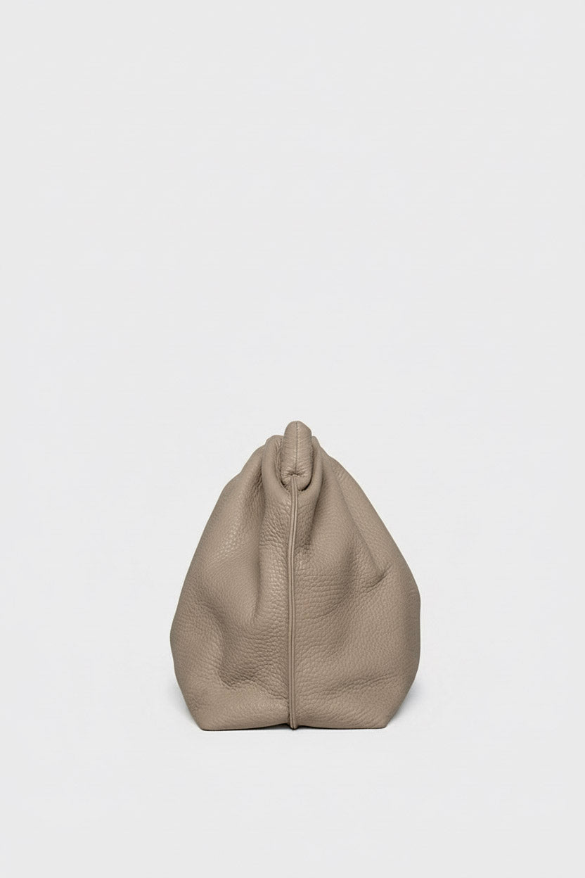 Midi Puffa in Grain Soft Grey