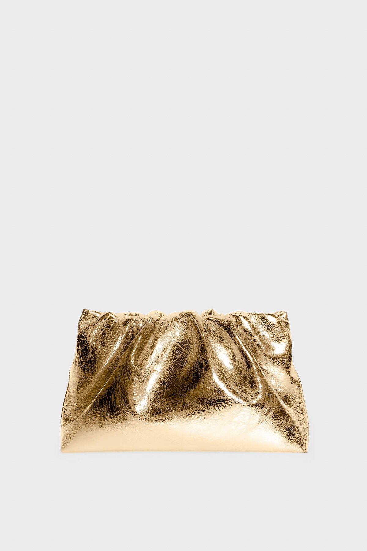 Midi Puffa in Metallic Gold