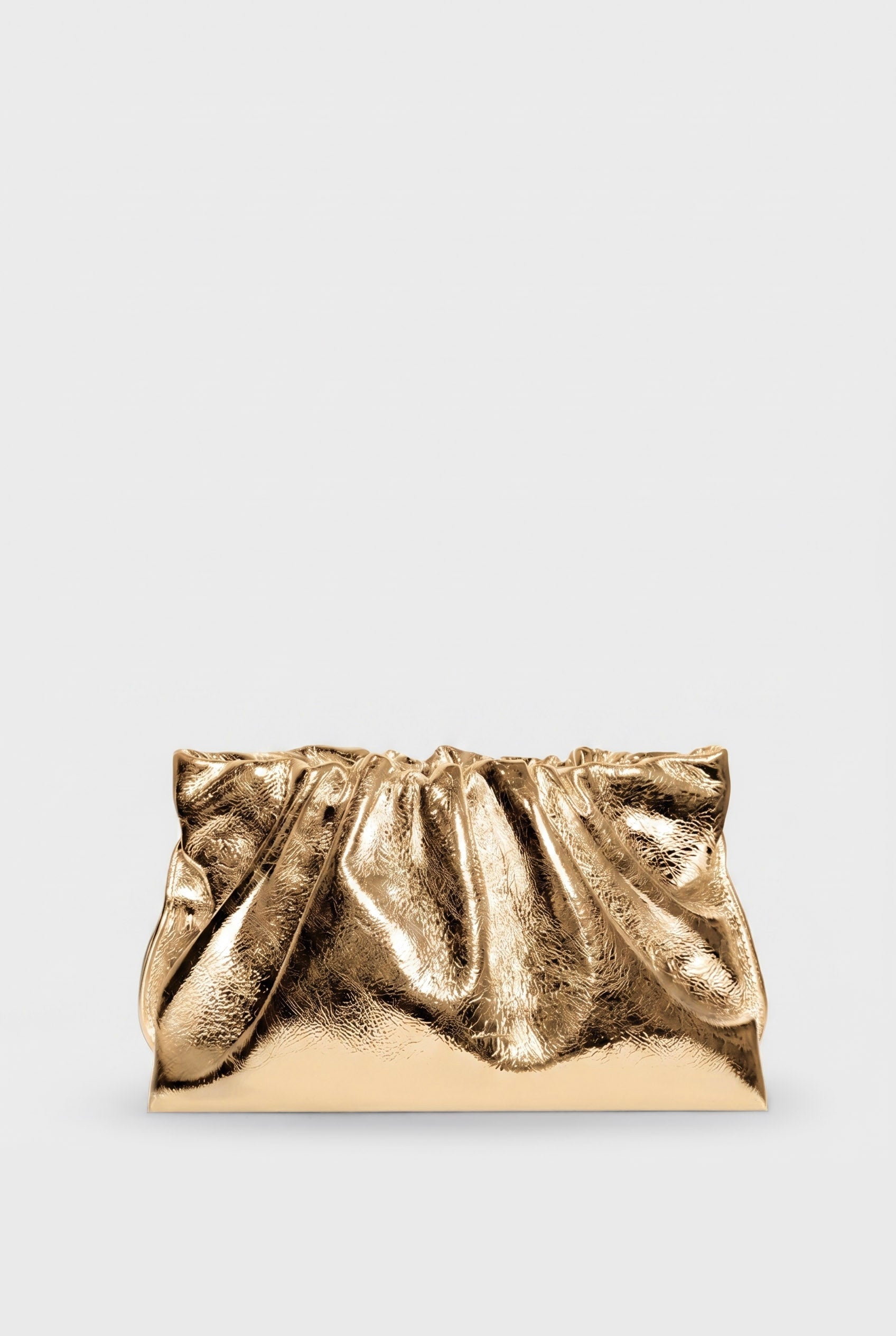 Midi Puffa in Metallic Gold