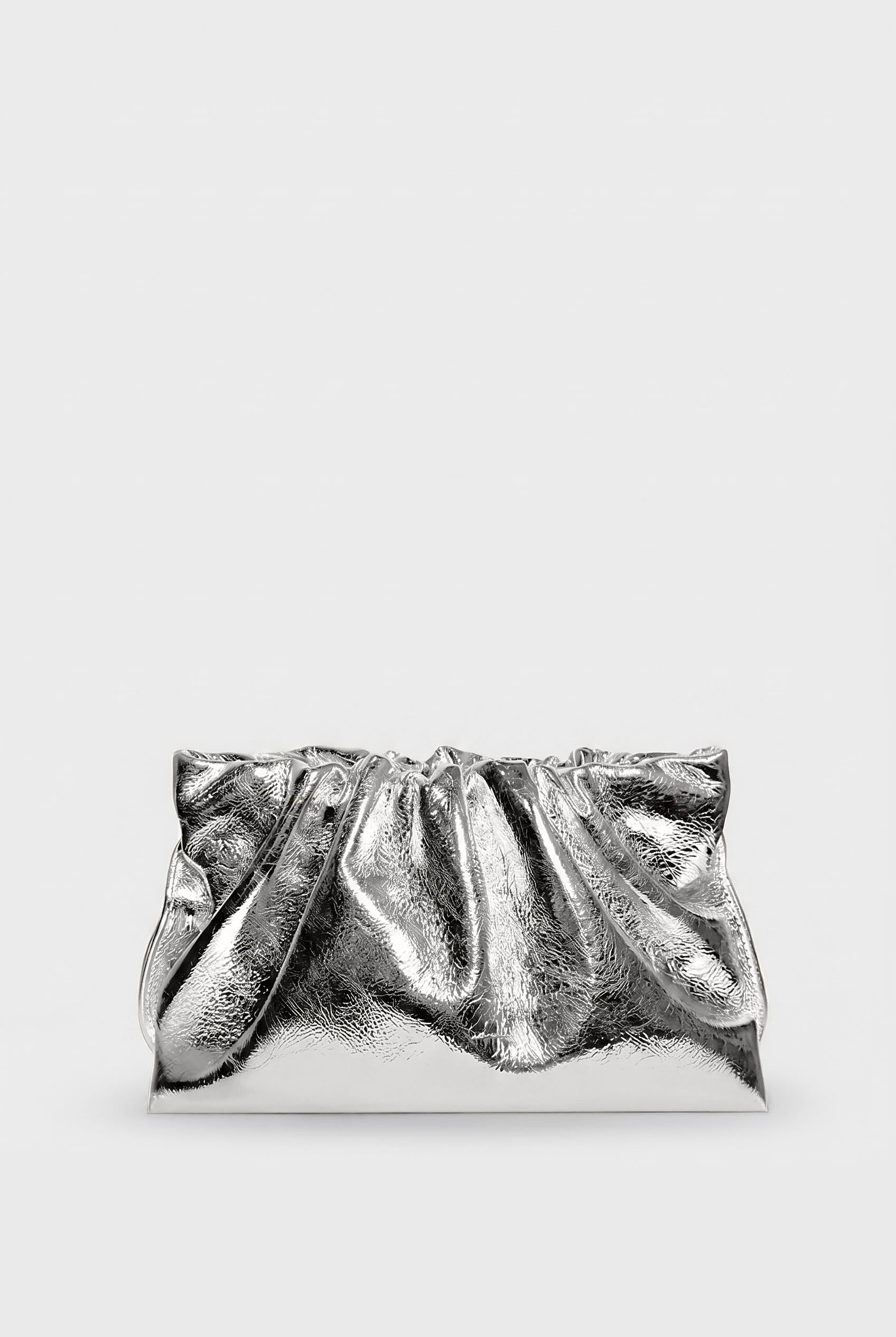 Midi Puffa in Metallic Silver
