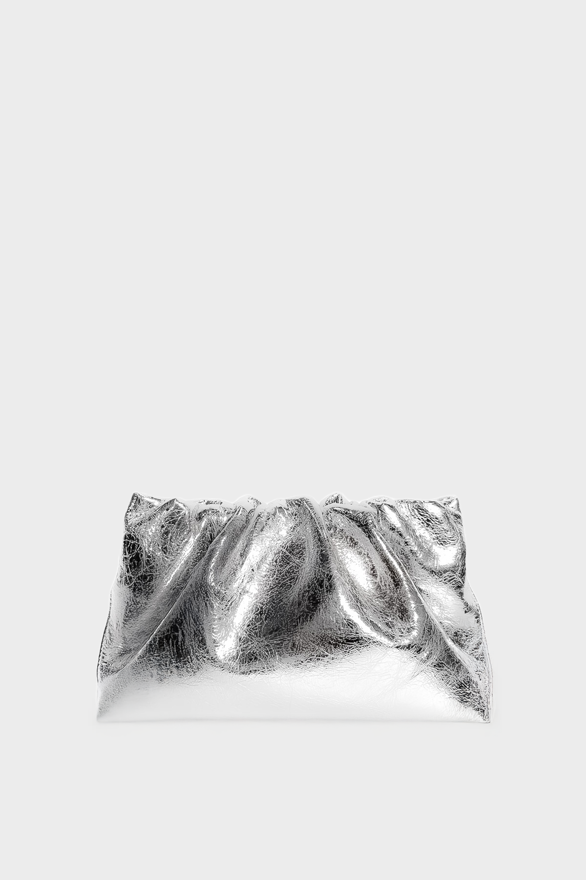 Midi Puffa in Metallic Silver