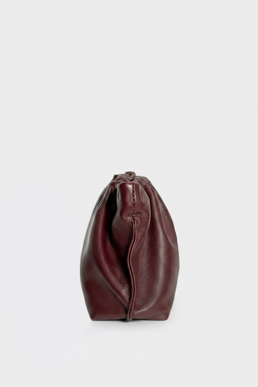 Midi Puffa in Smooth Burgundy