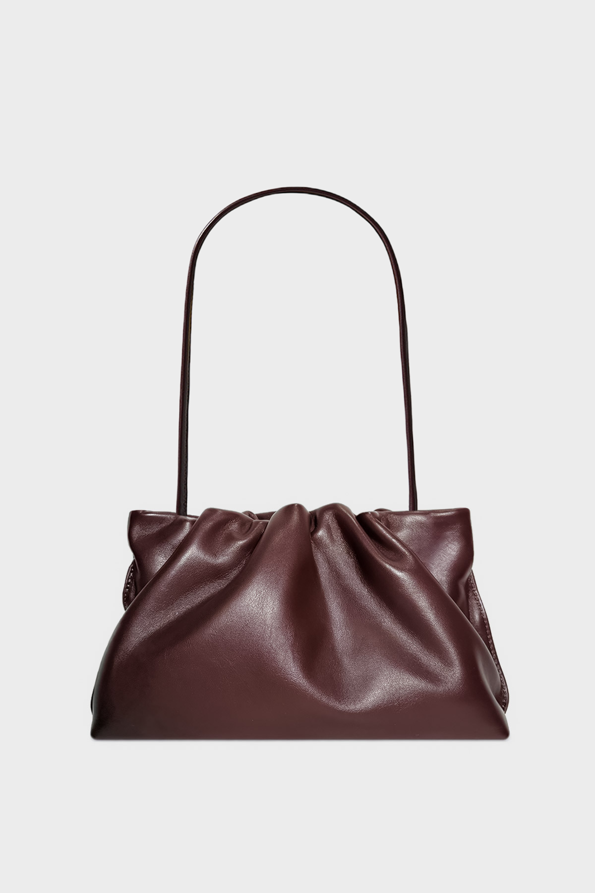 Midi Puffa in Smooth Burgundy