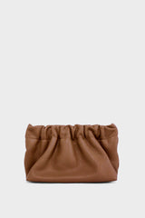 Mini Mellow Clutch in Grain Brown