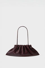 Mini Cloud Clutch Bag in Smooth Burgundy