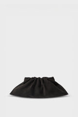 Mini Cloud Clutch Bag in Suede Dark Brown