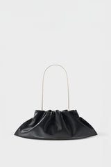 Mini Cloud Clutch Bag in Smooth Black