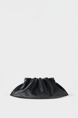 Mini Cloud Clutch Bag in Smooth Black