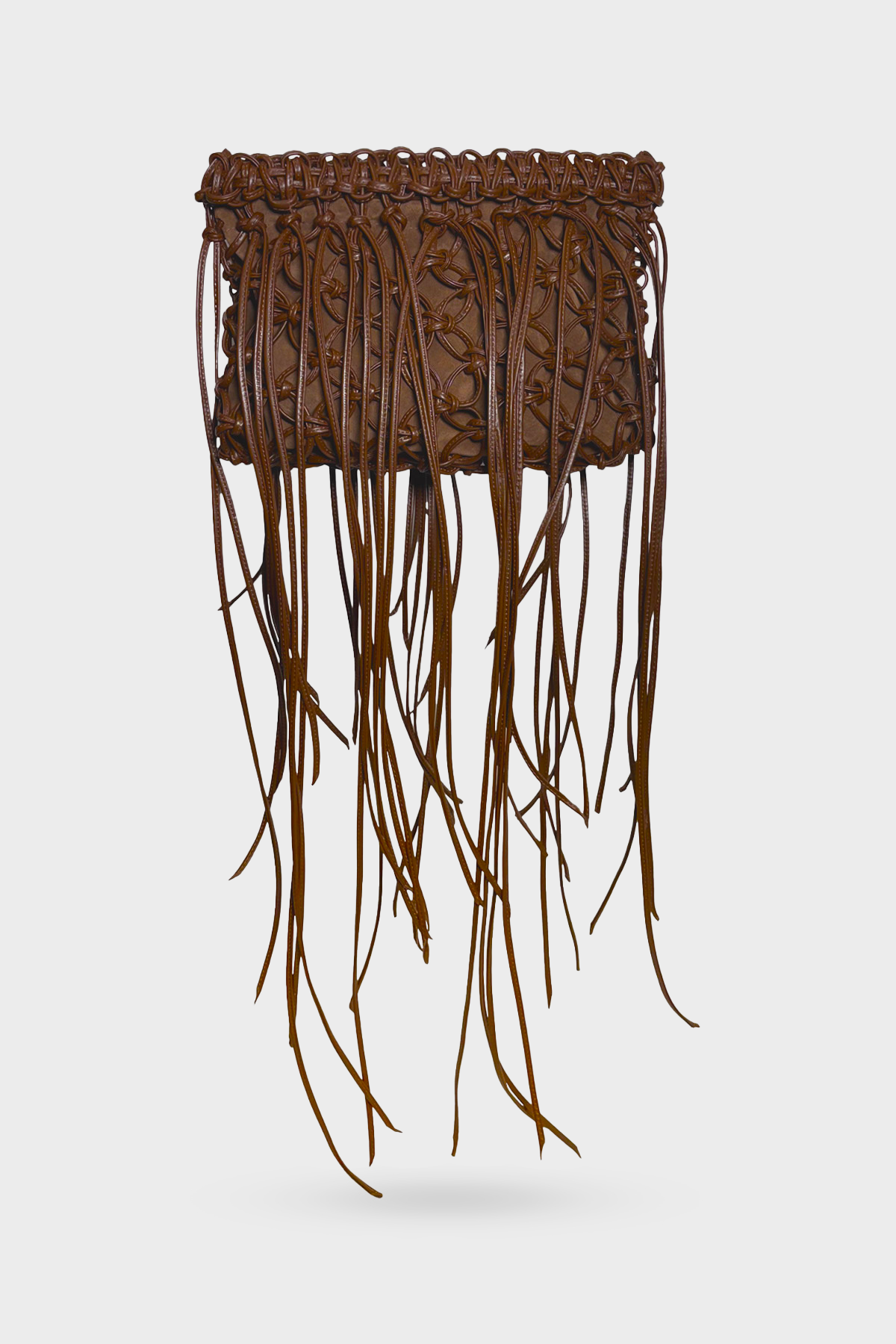 № 21 Braided Clutch, Fringed