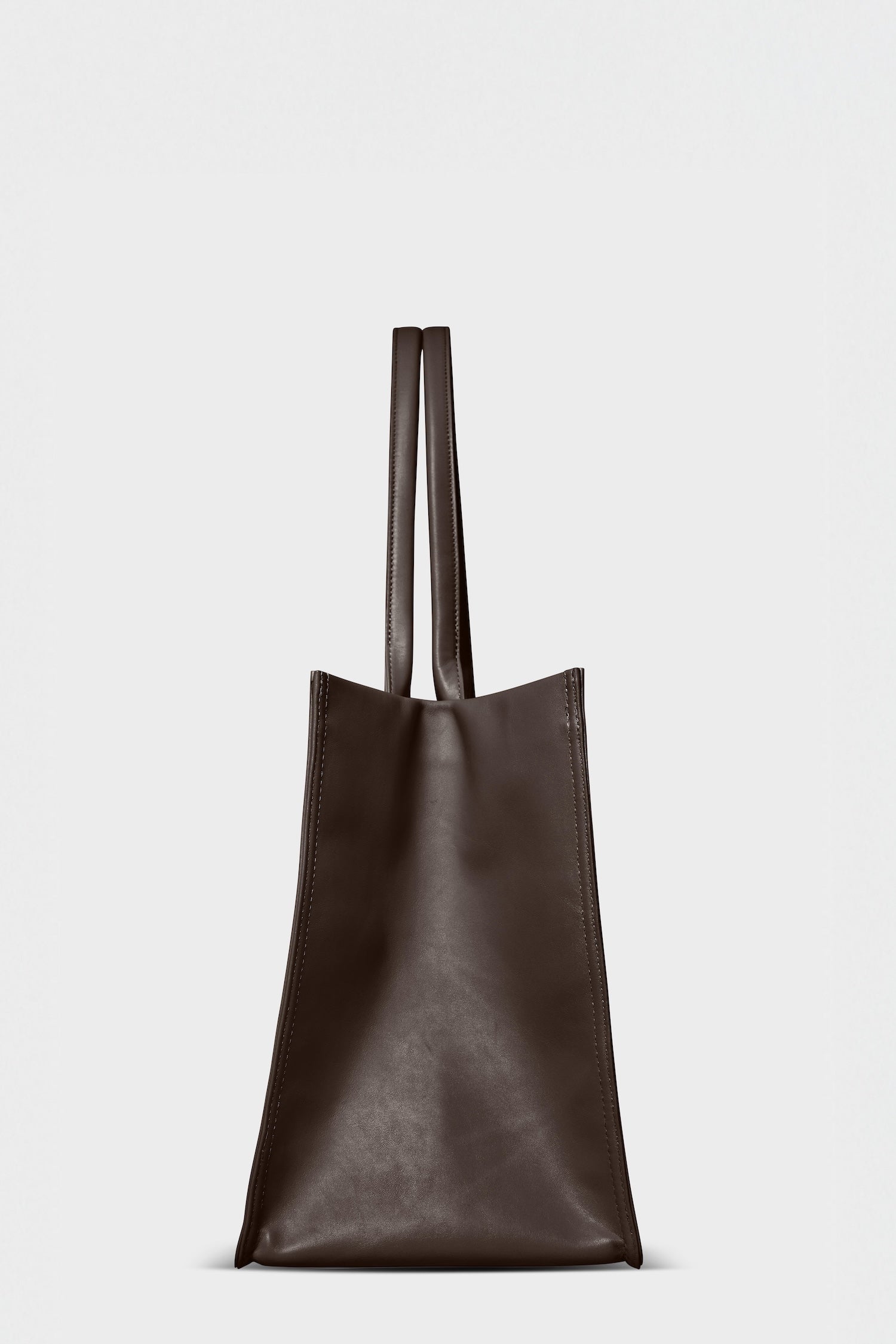Original Grocer Tote Bag in Smooth Dark Brown
