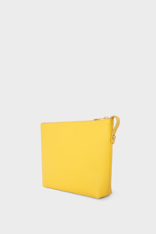 Signature Pouch in LUI Yellow