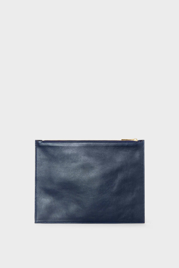 Pouch in Smooth Navy