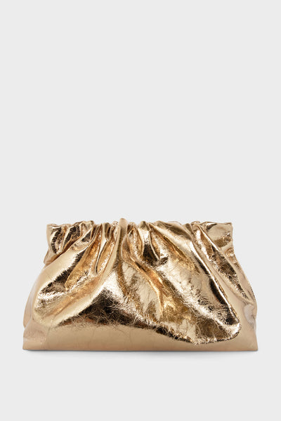 Puffa Metallic Gold Clutch Crossbody Bag Handmade in Australia