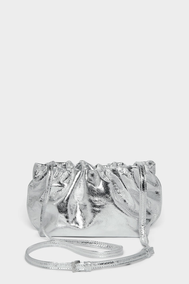 Mini Puffa in Metallic Silver