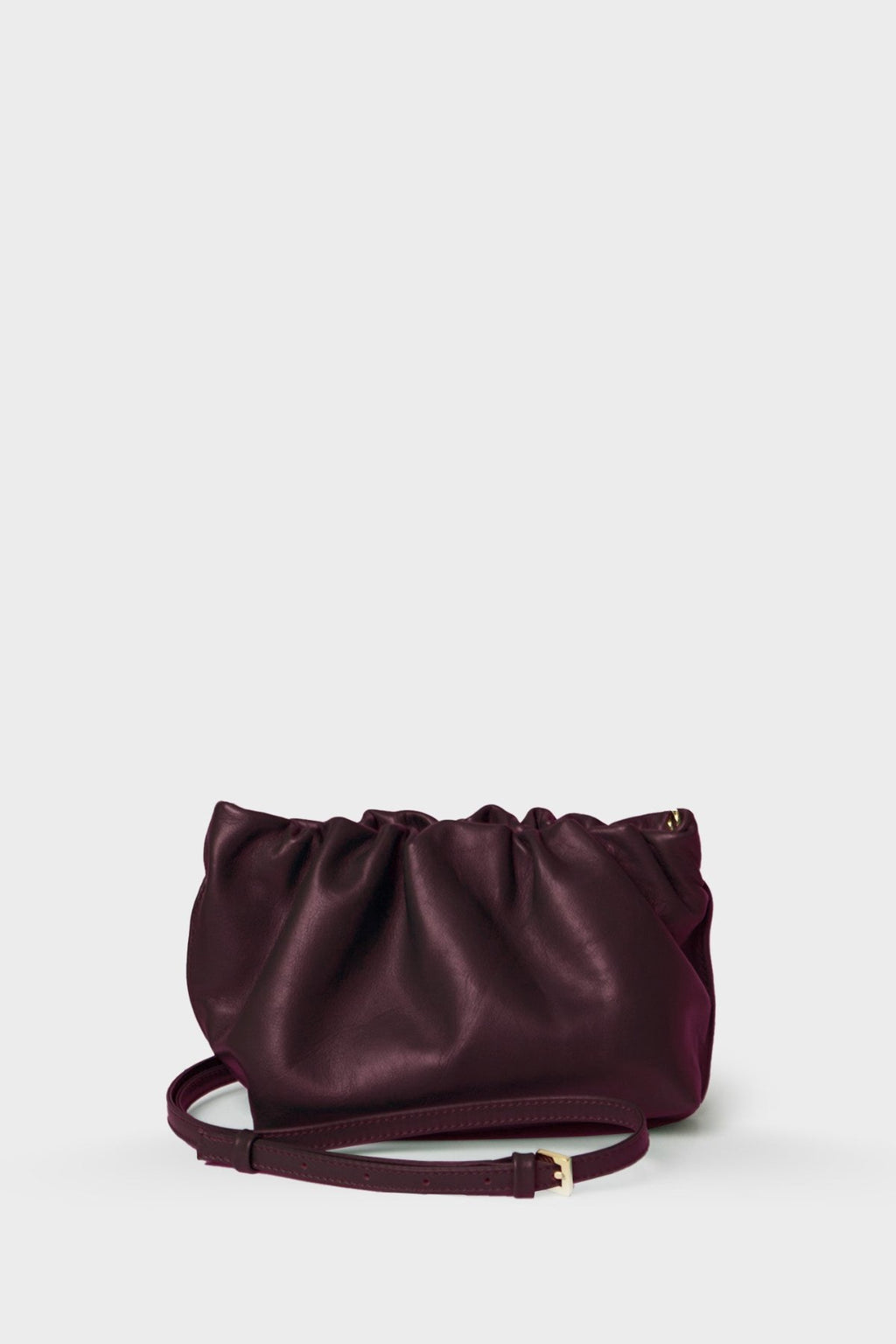 Mini Puffa in Smooth Burgundy