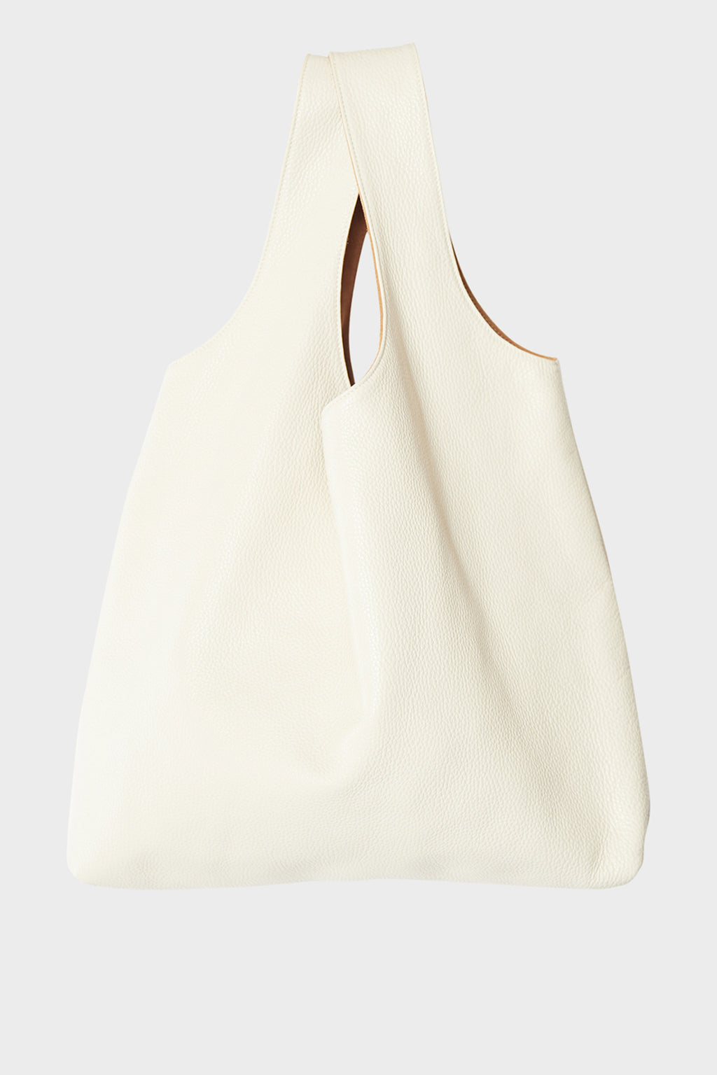 Reversible Sack Tote Bag in Grain White Wash