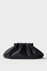 Cloud Clutch Bag in Smooth Black