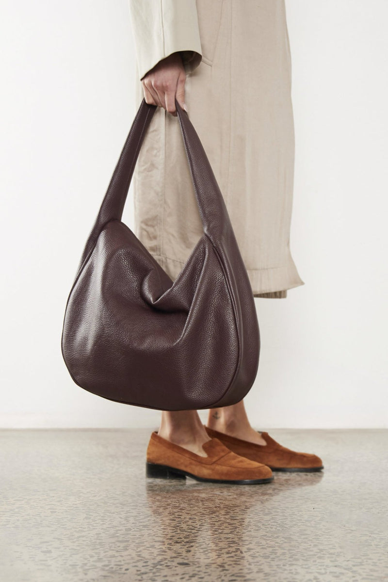 Large leather hobo hotsell