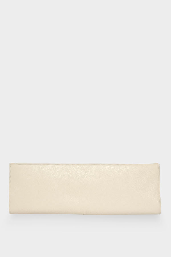 Handle Clutch in Grain White Wash