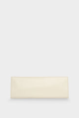 Small Handle Clutch in Grain White Wash