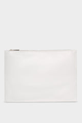 Slimline Clutch Pouch in Smooth Off White