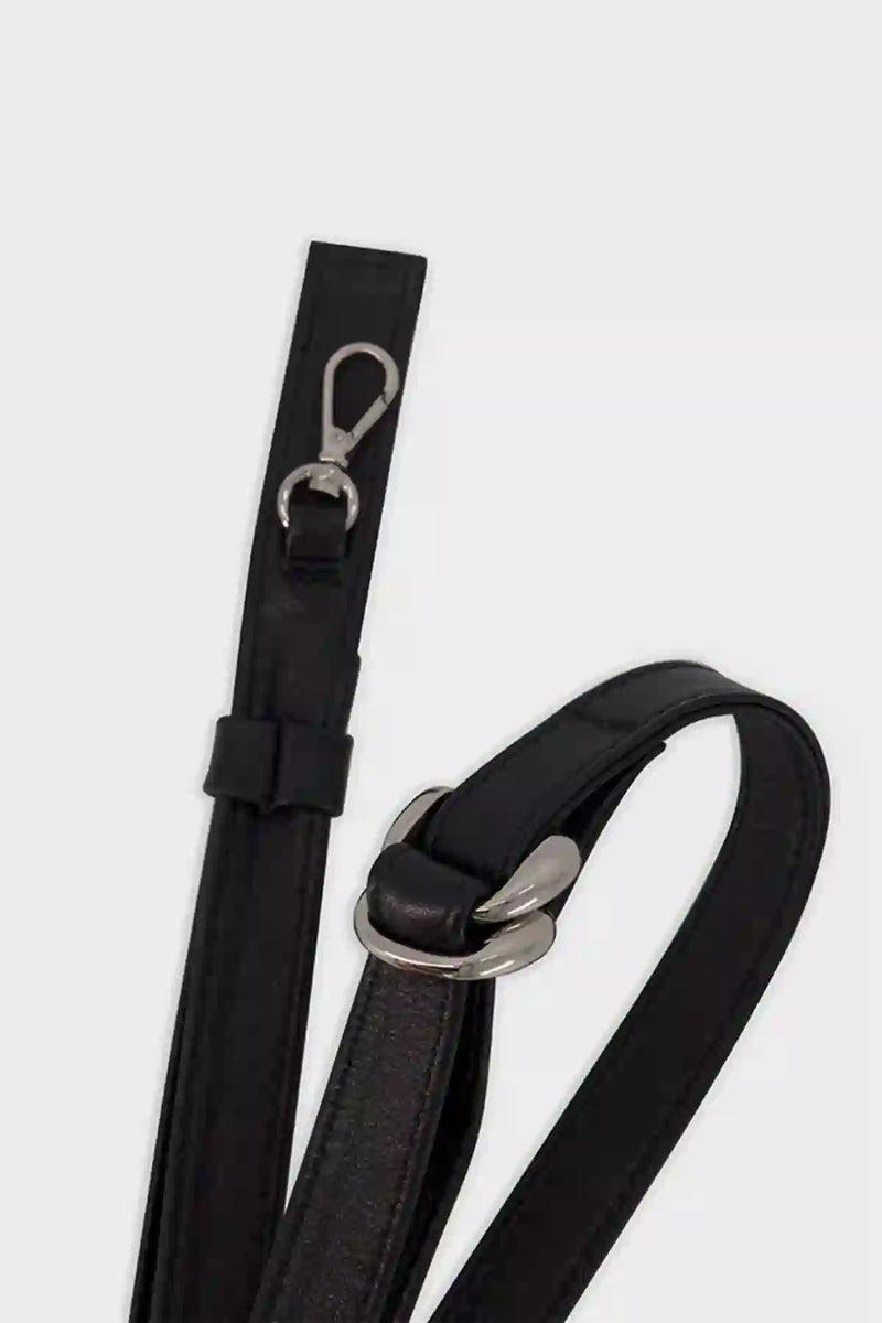 Adjustable Leather Strap Black