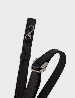 Adjustable Leather Strap Black