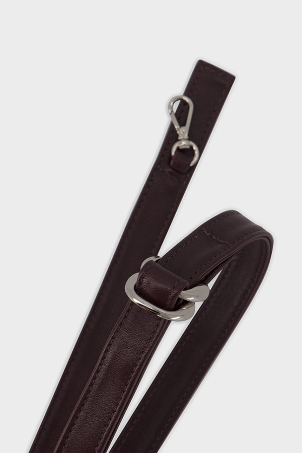 Adjustable Leather Strap Burgundy