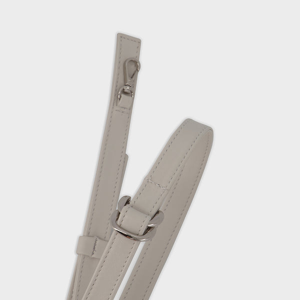 Adjustable Leather Strap Off White