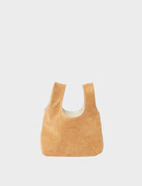 Small Reversible Sack Handbag in Grain White Wash